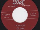 Rockabilly Mariano 1974 Repro 45- RAY CAMPI - It Ain't Me / Give That Love To Me