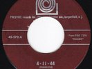 Modal Jazz PONY POINDEXTER 4-11-44 / Happy Strut 45 Prestige HEAR