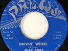 NM-  Rockabilly New Breed R&B 45 / MAC SIMS / Drivin' Wheel / PALOS 1201 / HEAR