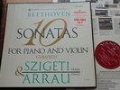 Szigeti/Arrau BEETHOVEN 10 Violin Sonatas - Vanguard VRS-1109/12