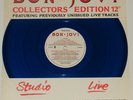 BON JOVI Let It Rock Rare 1986 UK Limited Edition 4-track Blue Vinyl 12