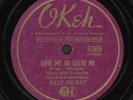 BILLIE HOLIDAY Love Me Or Leave Me / JIm Jazz Blues Okeh 6369 Rare 1941 78
