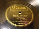 BING CROSBY WHITE CHRISTMAS / LET'S START THE NEW YEAR DECCA 18429 E / E-
