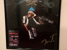 tom waits SIGNED  1973 Can Pressing closing time FRAMED with laminated Pass