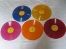 ELVIS PRESLEY FULL SET OF COLOURED SUN 78 RPMS 209 210 215 217 223 EX