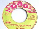 Pat Kelly - Striving For the Right - Gas UK Reggae 1970