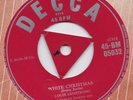 Louis Armstrong White Christmas UK Red Decca Export TRI 45 Winter Wonderland NM