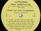 Les Gais troubadours Louis lahens Deep Merengue Cha Cha BLP016 LP LISTEN