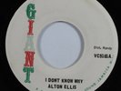 Reggae 45 ALTON ELLIS I Don't Know Why GIANT HEAR