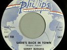 HEAR IT 60's Rockabilly Promo 45 rpm Sonny Burgess 
