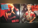 2 Billy Idol LP lot, S/T VG+, Rebel Yell NM, Chrysalis, New Wave