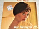 VINYL LP / ANN RICHARDS / ANN, MAN  / ATCO RECORDS 33-136 (1961) GLOSSY COVER
