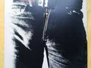 ROLLING STONES 1st pressing STICKY FINGERS andy warhol zipper cover VG+