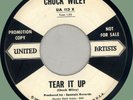 CHUCK WILEY Tear It Up / Shake Up the Dance 45rpm United Artists 1958 rockabilly