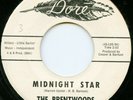 BRENTWOODS on Dore —MIDNIGHT STAR— r&b doo wop group vocal 45 WHITE LABEL PROMO