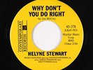 Jazz Popcorn 45 - Helyne Stewart - Why Don't You Do Right - Contemporary - VG++