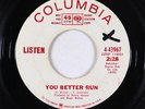 Rock & Roll 45 - Listen (Robert Plant) - You Better Run - Columbia - mp3