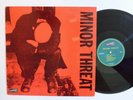 PUNK HARDCORE LP - MINOR THREAT - S/T 1984 Dischord Red Cover $4.00
