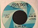 THE ROLLING STONES - AS TEARS GO BY / GOTTA GET AWAY, 45 RPM,1965, NICE COPY