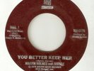 MARVIN HOLMES You Better Keep Her BROWN DOOR NORTHERN SOUL USA 45