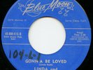 LINDA & the EPICS on Blue Moon —GONNA BE LOVED— rockabilly 45 | ORIG