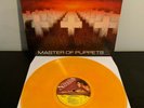 METALLICA, MASTER OF PUPPETS, TRANSPARENT YELLOW COLORED VINYL LP IMPORT, NEW