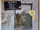 LED ZEPPELIN RUNES ZOSO SHRINK HYPE STICKER ORIGINAL INNER SLEEVE HARD ROCK 1971