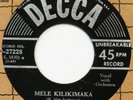 BING CROSBY & ANDREWS SISTERS Mele Kilikimaka DECCA 45 Christmas 1950 HEAR