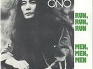YOKO ONO Run run men men 1973 French SP Beatles Apple John Lennon