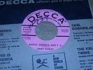 JIMMY DONLEY 45.  RADIO, JUKEBOX, & T.V. /  I'M ALONE.  VG++.