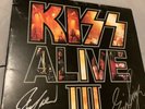 KISS Signed Alive III 3 Bruce Kulick And Eric Singer Love Record Album