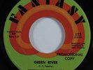 Rock 45 CREEDENCE CLEARWATER REVIVAL Green River FANTASY VG+ promo HEAR