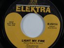 Psych Rock 45 DOORS Light My Fire ELEKTRA VG+ HEAR