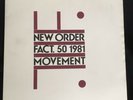 NEW ORDER FACT.50 1981 MOVEMENT,  Vinyl LP, (FAC-50-US-A WAX) Vinyl Excellent