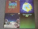 4 x YES LPs - FRAGILE, CLOSE TO THE EDGE, TOPOGRAPHIC OCEANS, YESSONGS