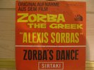 Mikis Theodorakis original Autogramm auf Zorba the Greek Single