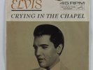 Rock 45 ELVIS PRESELY Crying In The Chapel RCA VICTOR VG+ promo pic sleeve