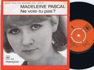MADELEINE PASCAL Ne Vois-tu Pas ? Danish/Norwegian 45PS 1966 eurovision