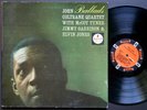 JOHN COLTRANE QUARTET Ballads LP IMPULSE AS 32 US 1963 McCoy Tyner Elvin Jones