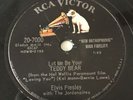Elvis Presley 78 RPM RCA 20-7000 TEDDY BEAR & LOVING YOU