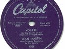 Rare 1958 DEAN MARTIN 78 RPM Record. Volare (Nel Blu dipinto di Blu)