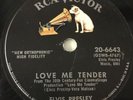 Elvis Presley 78 RPM RCA 20-6643 LOVE ME TENDER & ANY WAY YOU WANT ME