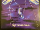 METALLICA RIDE THE LIGHTNING LP BLCKND004-1 BLACKENED WITH LYRICS 1984
