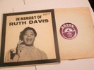 BLACK GOSPEL LP Ruth Davis: In Memory Of (Savoy) mg-14250 vinyl VG+