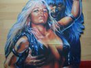 Warlock/Doro Pesch.Triumph and Agony Picture LP.Grösstes Plattencover der Welt