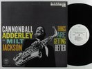 CANNONBALL ADDERLEY w/MILT JACKSON Things Are Getting Better RIVERSIDE LP VG+/NM