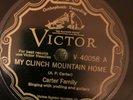 Victor 40058 Carter Family MY CLINCH MOUNTAIN HOME 78rpm Country E+