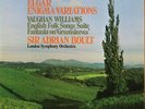 LP Sir Edward Elgar , Ralph Vaughan Williams , The London Symp Enigma Variation