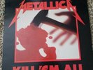Metallica Kill 'Em All Megaforce lp silver label