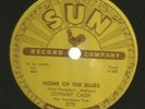 ROCKABILLY 78  - JOHNNY CASH -  HOME OF THE BLUES   -HEAR -1957 SUN 279